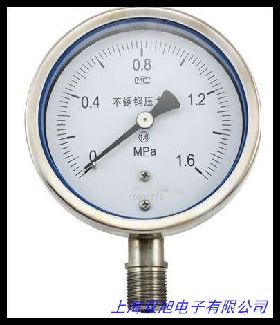 充油式耐震壓力表 1.6MPA面板式壓力表 不銹鋼抗震壓力表批發(fā)